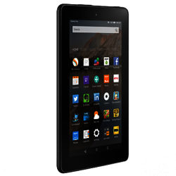 New Amazon Fire 7 Tablet, Quad-core, Fire OS, 7, Wi-Fi, 16GB Black